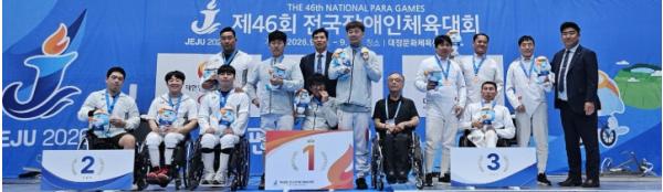 영광군 공양수 선수, 제46회 전국장애인체육대회 펜싱 동메달 획득 기사 이미지